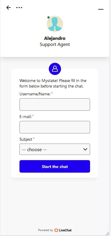 MyStake Support