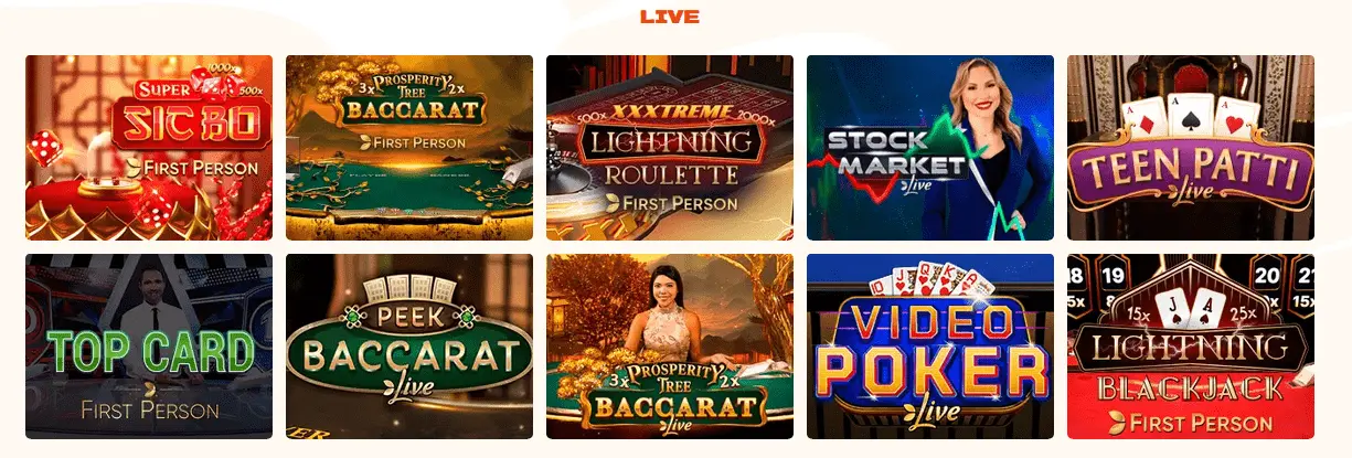 Wild Wild Live Casino